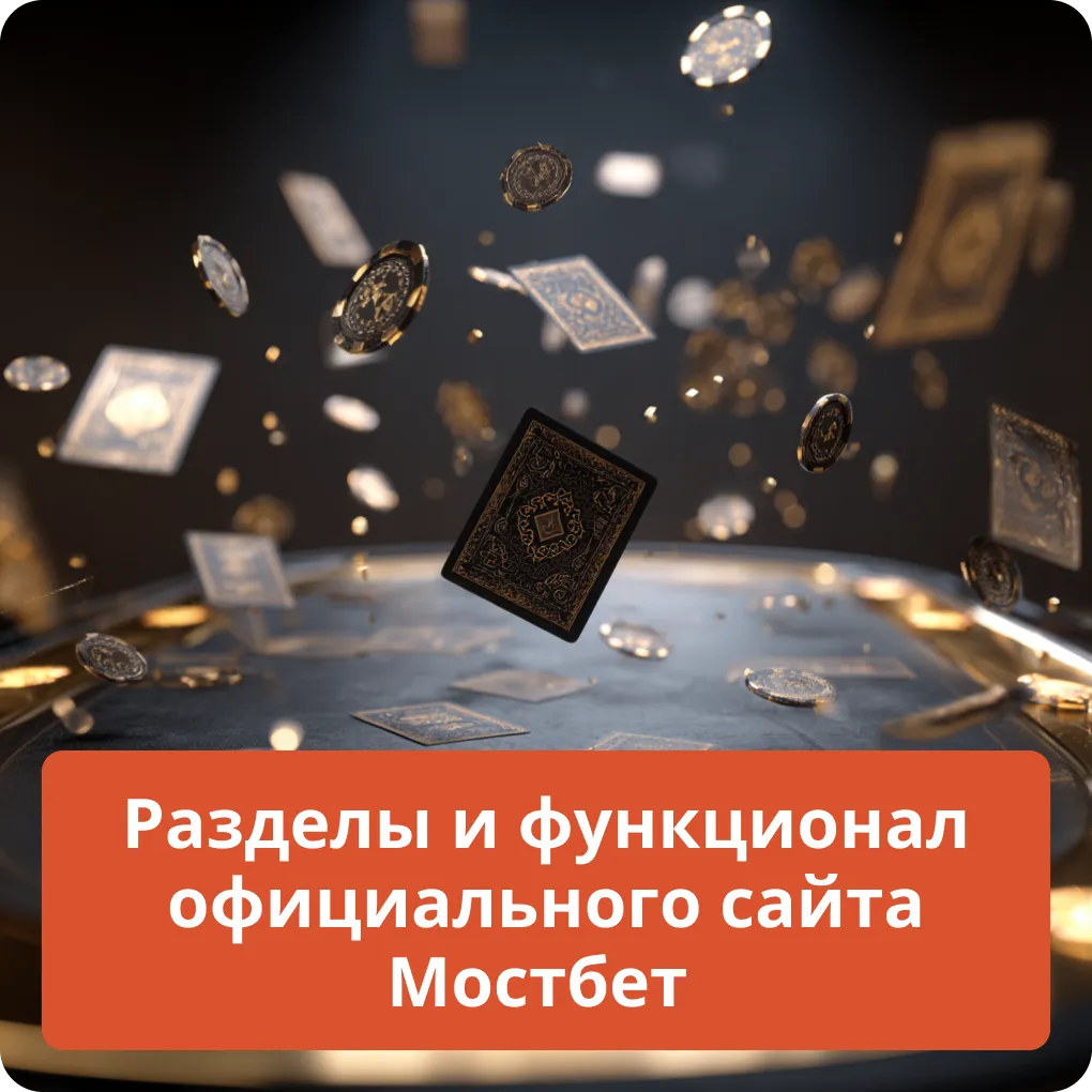 Обзор всех разделов и функционала, доступного на официальном сайте Мостбет Разделы и функционал официального сайта Мостбет